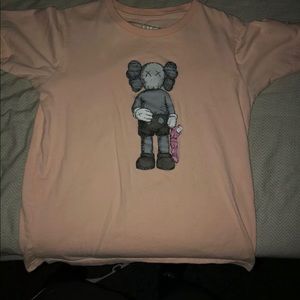 Uniqlo x KAWS Pink BFF Tee